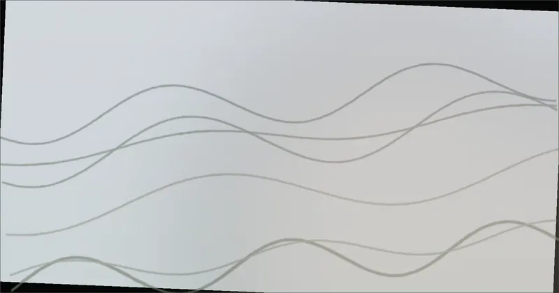Gentle wave pattern for an article about calm gaming in a mindful routine